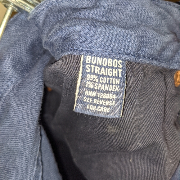 BONOBOS Men Straight Fit Denim Travel Jeans 36x34 - Picture 5 of 6